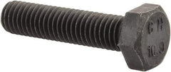Value Collection - M8x1.25mm Metric Coarse, 35mm Length Under Head Hex Head Cap Screw - Fully Threaded, Grade 10.9 Steel, Uncoated, 13mm Hex - Apex Tool & Supply
