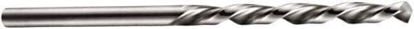DORMER - 1.1mm 118° High Speed Steel Jobber Drill - Oxide Finish, Left Hand Cut, Spiral Flute, Straight Shank, 36mm OAL - Apex Tool & Supply