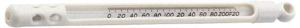 Taylor - 0 to 120°F, Min and Max Thermometer - Mercury Dishwash Test Thermometer - Apex Tool & Supply