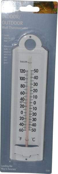 Taylor - -40 to 120°F, Window and Wall Thermometer - 9 Inch Long - Apex Tool & Supply