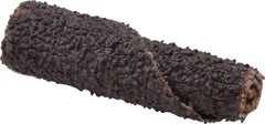 Merit Abrasives - 3/8" Max Roll Diam x 1-1/2" OAL, 36 Grit Aluminum Oxide Straight Cartridge Roll - 1/8" Pilot Hole Diam, Very Coarse Grade - Apex Tool & Supply