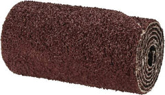 Superior Abrasives - 3/4" Max Roll Diam x 1-1/2" OAL, 50 Grit Straight Cartridge Roll - 3/16" Pilot Hole Diam, Coarse Grade - Apex Tool & Supply