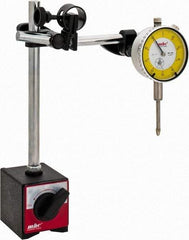 Value Collection - 0.001" Graduation, 0-100 Dial Reading, Indicator & Base Kit - C Holder, 0.001 Inch Graduation, Includes Dial Indicator, Magnetic Base - Apex Tool & Supply
