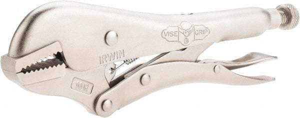 Irwin - 10" OAL Straight Jaw Locking Pliers - 1-5/8" Jaw Opening, Standard Handle - Apex Tool & Supply