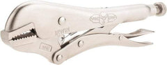 Irwin - 10" OAL Straight Jaw Locking Pliers - 1-5/8" Jaw Opening, Standard Handle - Apex Tool & Supply