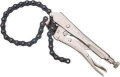 Irwin - 9" OAL C-Clamp Locking Pliers - 18" Jaw Opening - Apex Tool & Supply