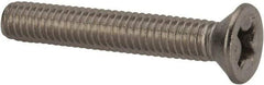 Value Collection - 5/16-18 UNC, 2" OAL Phillips Drive Machine Screw - Flat Head, Grade 316 Stainless Steel, Uncoated, Without Washer - Apex Tool & Supply