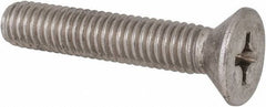 Value Collection - 3/8-16 UNC, 2" OAL Phillips Drive Machine Screw - Flat Head, Grade 316 Stainless Steel, Uncoated, Without Washer - Apex Tool & Supply