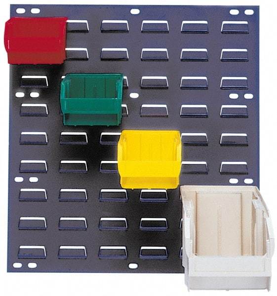 Quantum Storage - 160 Lb Capacity, 18" Wide x 19" High, Steel Pick Rack - 16 Green Polyethylene/Polypropylene Bins, 4-1/8" Bin Width x 3" Bin Height x 7-1/2" Bin Depth - Apex Tool & Supply