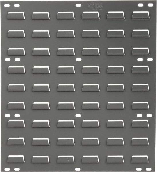 Quantum Storage - 18" Wide x 19" High, Gray Louvered Bin Panel - Use with Quantum Storage Systems - ALL QUS Bins - Apex Tool & Supply