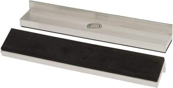 Wilton - 6-1/2" Jaw Width, Rubber Covered Aluminum, Vise Jaw Cap - Magnetic Attachment - Apex Tool & Supply
