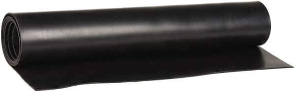 Made in USA - 36" Wide, 1/2" Thick, Buna-N Rubber Foam Sheet - 35 to 45 Durometer, Black, -40 to 212°F, 1,500 psi Tensile Strength, Cut-to-Length - Apex Tool & Supply
