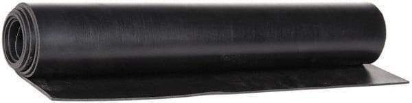 Made in USA - 36" Wide, 1/16" Thick, Buna-N Rubber Foam Sheet - 45 to 55 Durometer, Black, -40 to 212°F, 1,500 psi Tensile Strength, Cut-to-Length - Apex Tool & Supply