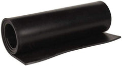 Made in USA - 36" Wide, 3/16" Thick, Buna-N Rubber Foam Sheet - 45 to 55 Durometer, Black, -40 to 212°F, 1,500 psi Tensile Strength, Cut-to-Length - Apex Tool & Supply