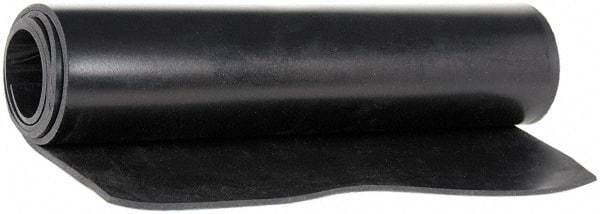Made in USA - 36" Wide, 1/16" Thick, Buna-N Rubber Foam Sheet - 50 to 60 Durometer, Black, -40 to 212°F, 1,500 psi Tensile Strength, Cut-to-Length - Apex Tool & Supply