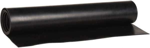 Made in USA - 36" Wide, 1/16" Thick, Buna-N Rubber Foam Sheet - 65 to 75 Durometer, Black, -40 to 212°F, 1,500 psi Tensile Strength, Cut-to-Length - Apex Tool & Supply