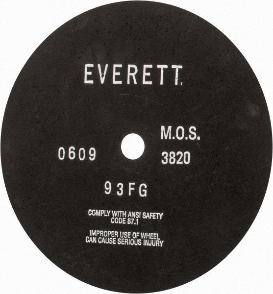 Everett - 12" Cutoff Wheel - 3/32" Thick, 1" Arbor, Use with Gas Powered Saws - Apex Tool & Supply