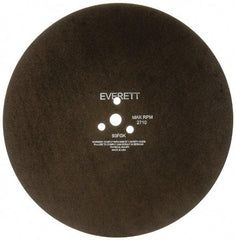 Everett - 20" Cutoff Wheel - 5/32" Thick, 1" Arbor, Use with Gas Powered Saws - Apex Tool & Supply