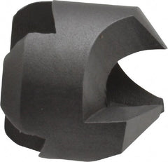 Made in USA - 1/2" Cutter Head Diam, 1/4" Pilot Hole Diam, High Speed Steel Reverse Countersink - Apex Tool & Supply