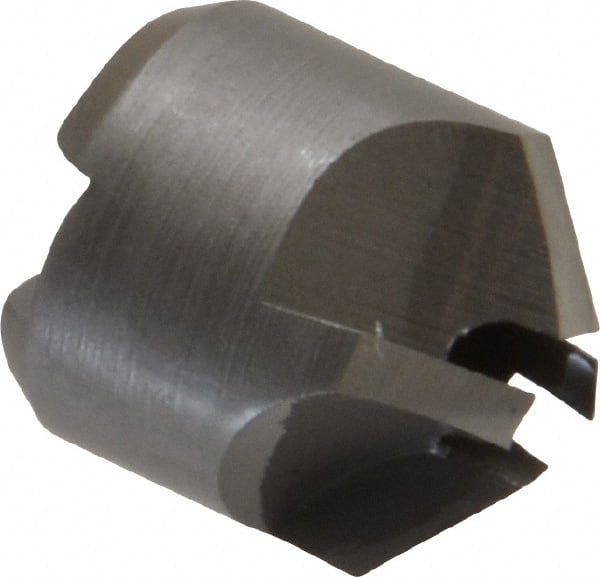 Made in USA - 4 Flutes, 9/16" Cutter Head Diam, 3/16" Pilot Hole Diam, High Speed Steel Reverse Countersink - Apex Tool & Supply