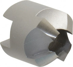 Made in USA - 4 Flutes, 9/16" Cutter Head Diam, 1/4" Pilot Hole Diam, High Speed Steel Reverse Countersink - Apex Tool & Supply