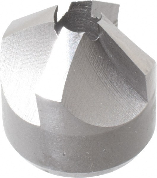 Made in USA - 4 Flutes, 5/8" Cutter Head Diam, 3/16" Pilot Hole Diam, High Speed Steel Reverse Countersink - Apex Tool & Supply