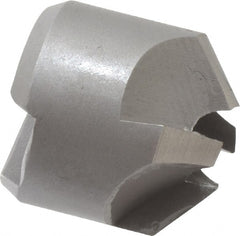 Made in USA - 4 Flutes, 5/8" Cutter Head Diam, 1/4" Pilot Hole Diam, High Speed Steel Reverse Countersink - Apex Tool & Supply