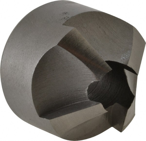 Made in USA - 4 Flutes, 11/16" Cutter Head Diam, 1/4" Pilot Hole Diam, High Speed Steel Reverse Countersink - Apex Tool & Supply