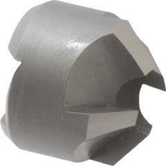 Made in USA - 4 Flutes, 11/16" Cutter Head Diam, 5/1" Pilot Hole Diam, High Speed Steel Reverse Countersink - Apex Tool & Supply
