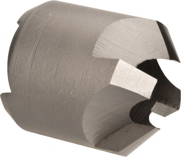 Made in USA - 4 Flutes, 3/4" Cutter Head Diam, 3/8" Pilot Hole Diam, High Speed Steel Reverse Countersink - Apex Tool & Supply