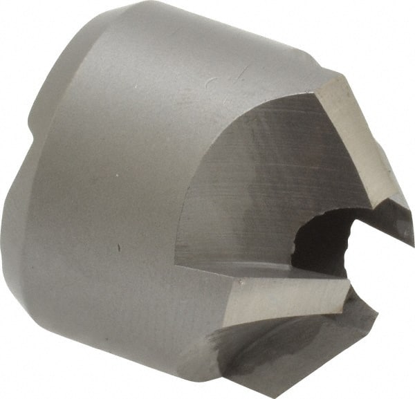 Made in USA - 4 Flutes, 7/8" Cutter Head Diam, 3/8" Pilot Hole Diam, High Speed Steel Reverse Countersink - Apex Tool & Supply