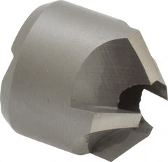Made in USA - 4 Flutes, 7/8" Cutter Head Diam, 3/8" Pilot Hole Diam, High Speed Steel Reverse Countersink - Apex Tool & Supply
