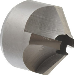 Made in USA - 4 Flutes, 1" Cutter Head Diam, 5/16" Pilot Hole Diam, High Speed Steel Reverse Countersink - Apex Tool & Supply