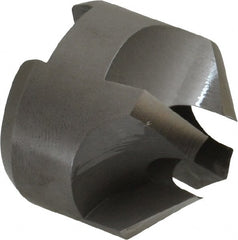Made in USA - 4 Flutes, 1-1/4" Cutter Head Diam, 1/2" Pilot Hole Diam, High Speed Steel Reverse Countersink - Apex Tool & Supply