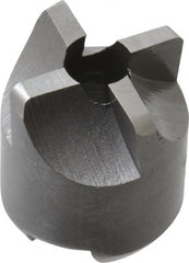 Made in USA - 4 Flutes, 7/16" Diam, 5/32" Pilot Hole Diam, High Speed Steel Reverse Counterbore - Apex Tool & Supply