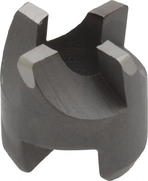 Made in USA - 4 Flutes, 1/2" Diam, 1/4" Pilot Hole Diam, High Speed Steel Reverse Counterbore - Apex Tool & Supply