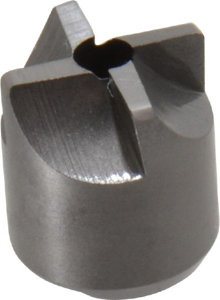 Made in USA - 4 Flutes, 9/16" Diam, 5/32" Pilot Hole Diam, High Speed Steel Reverse Counterbore - Apex Tool & Supply