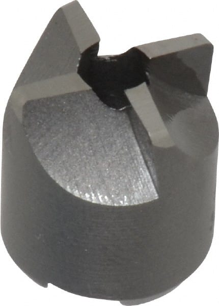 Made in USA - 4 Flutes, 9/16" Diam, 3/16" Pilot Hole Diam, High Speed Steel Reverse Counterbore - Apex Tool & Supply