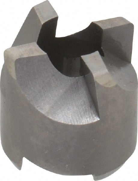 Made in USA - 4 Flutes, 5/8" Diam, 5/16" Pilot Hole Diam, High Speed Steel Reverse Counterbore - Apex Tool & Supply