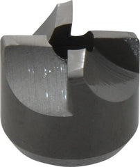 Made in USA - 4 Flutes, 3/4" Diam, 1/4" Pilot Hole Diam, High Speed Steel Reverse Counterbore - Apex Tool & Supply