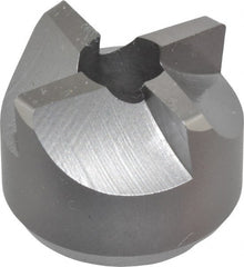Made in USA - 4 Flutes, 7/8" Diam, 5/16" Pilot Hole Diam, High Speed Steel Reverse Counterbore - Apex Tool & Supply