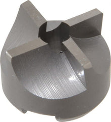 Made in USA - 4 Flutes, 1-1/4" Diam, 3/8" Pilot Hole Diam, High Speed Steel Reverse Counterbore - Apex Tool & Supply