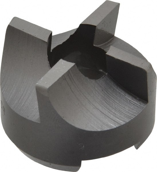 Made in USA - 4 Flutes, 1-1/4" Diam, 1/2" Pilot Hole Diam, High Speed Steel Reverse Counterbore - Apex Tool & Supply