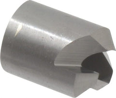 Made in USA - 3/8" Cutter Head Diam, 3/16" Pilot Hole Diam, Solid Carbide Reverse Countersink - Apex Tool & Supply