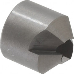 Made in USA - 5/8" Cutter Head Diam, 1/4" Pilot Hole Diam, Solid Carbide Reverse Countersink - Apex Tool & Supply