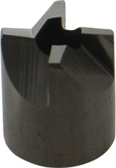 Made in USA - 4 Flutes, 7/16" Diam, 3/16" Pilot Hole Diam, Solid Carbide Reverse Counterbore - Apex Tool & Supply