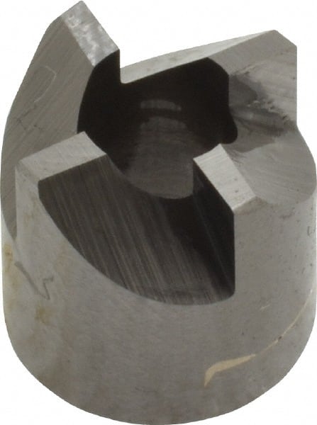 Made in USA - 4 Flutes, 1/2" Diam, 1/4" Pilot Hole Diam, Solid Carbide Reverse Counterbore - Apex Tool & Supply