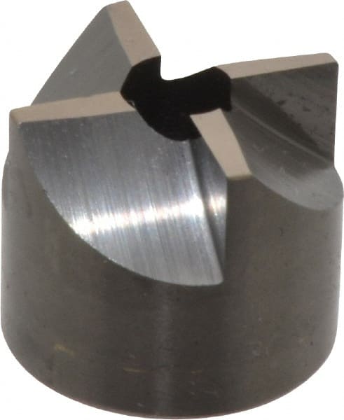 Made in USA - 4 Flutes, 3/4" Diam, 1/4" Pilot Hole Diam, Solid Carbide Reverse Counterbore - Apex Tool & Supply