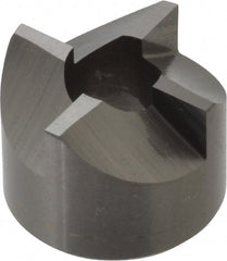 Made in USA - 4 Flutes, 7/8" Diam, 3/8" Pilot Hole Diam, Solid Carbide Reverse Counterbore - Apex Tool & Supply