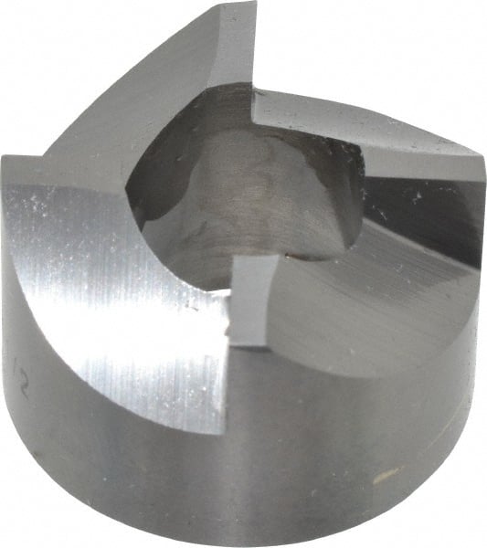 Made in USA - 4 Flutes, 1" Diam, 1/2" Pilot Hole Diam, Solid Carbide Reverse Counterbore - Apex Tool & Supply